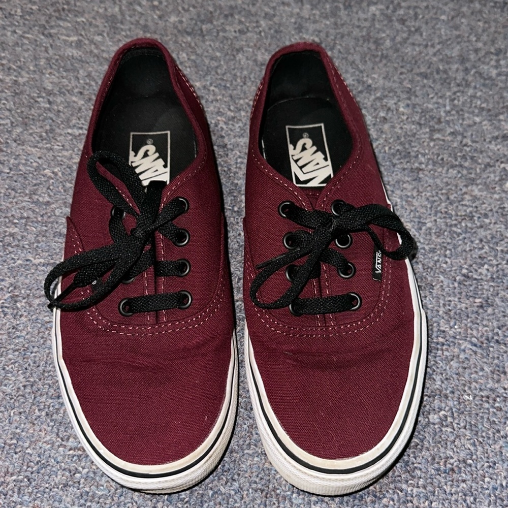 Maroon Vans
